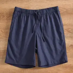 Summer Men's Fashion Linen Shorts Cropped Pants