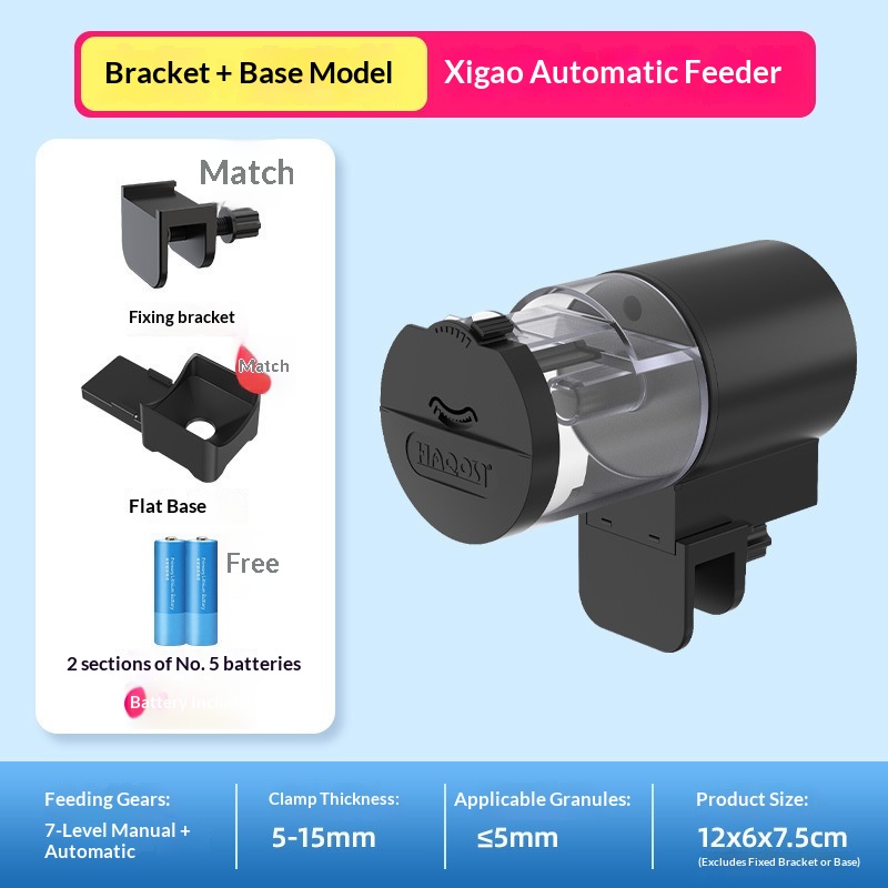 Aquarium Feeder Smart Timer Fish Food Dispenser 7
