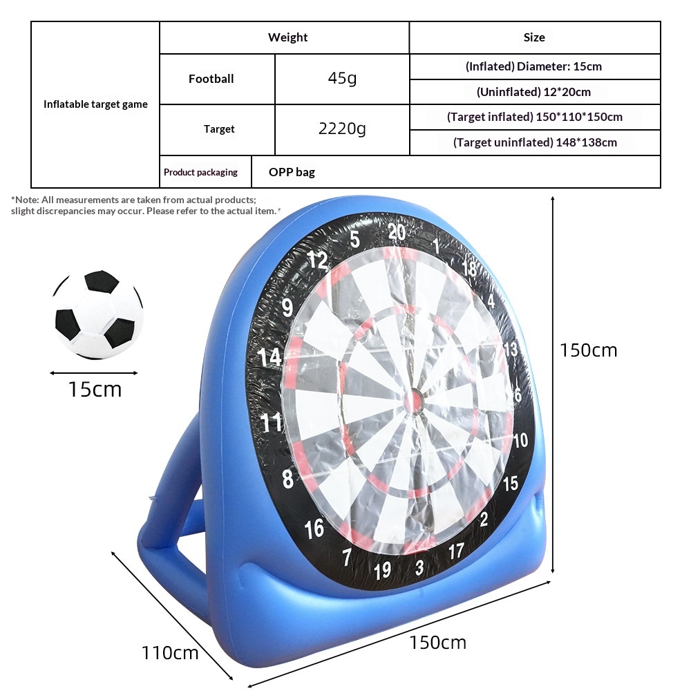 Sports Day Inflatable Soccer Target Shooting Game