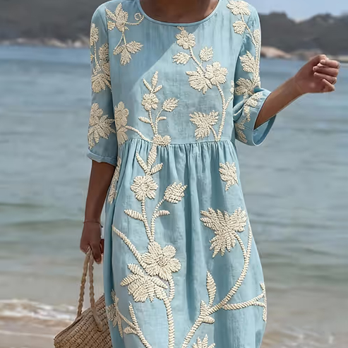 Casual Printed Temperament Long Skirt Girl