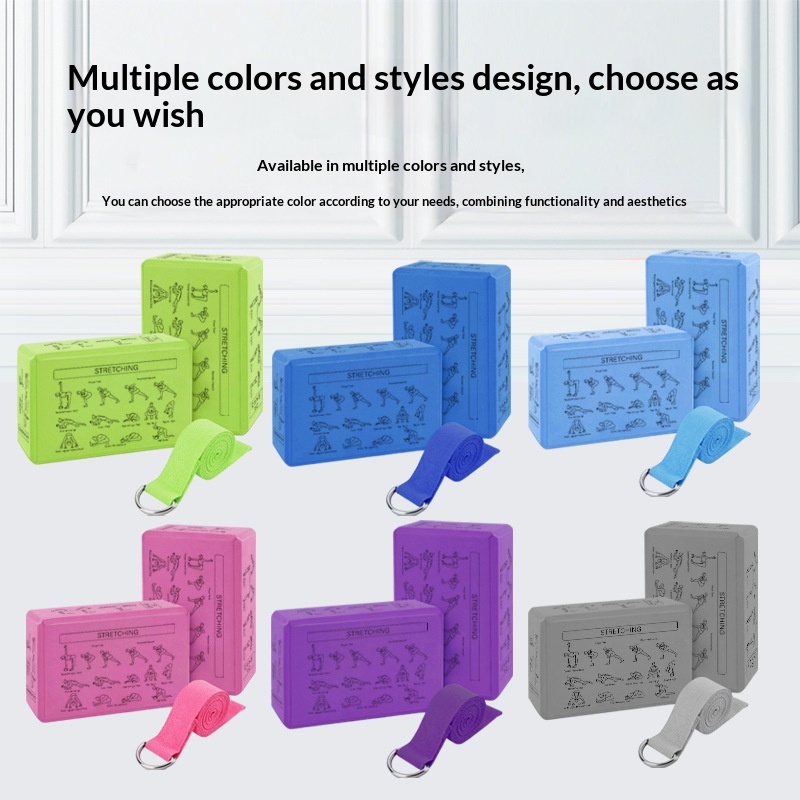 Bloc de yoga et bande d'étirement — Améliore ton entraînement - image 4