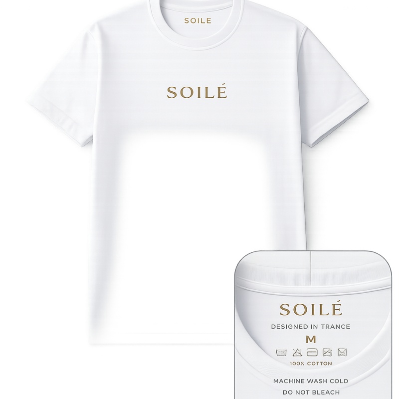 Heavyweight Pure Cotton Crewneck T-shirt