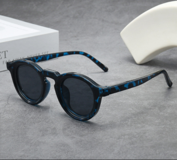 Vintage Round Frame Sunglasses For Women