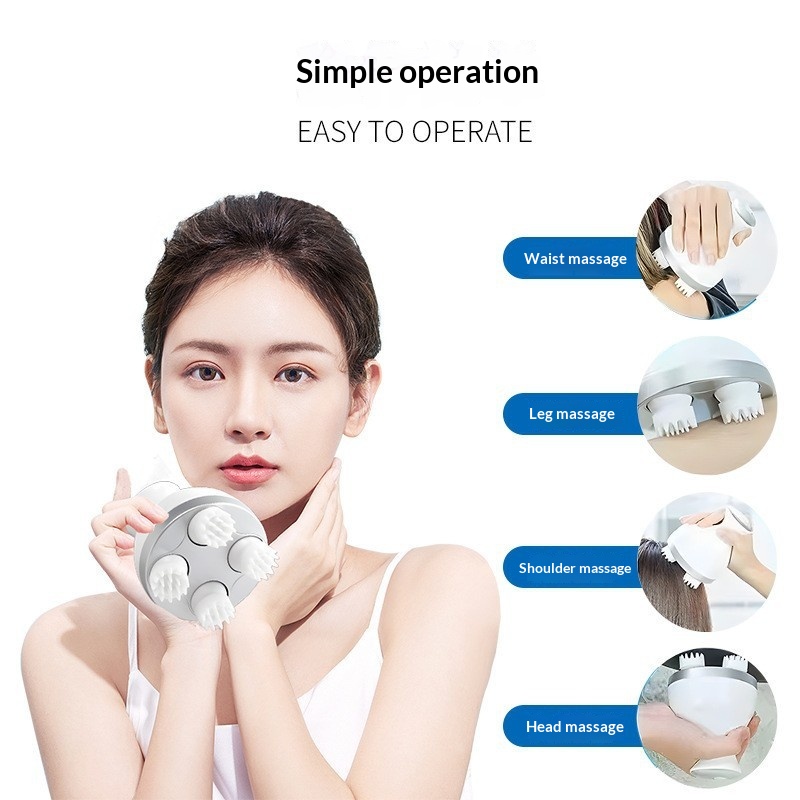 Portable Home Octopus Electric Head Massager