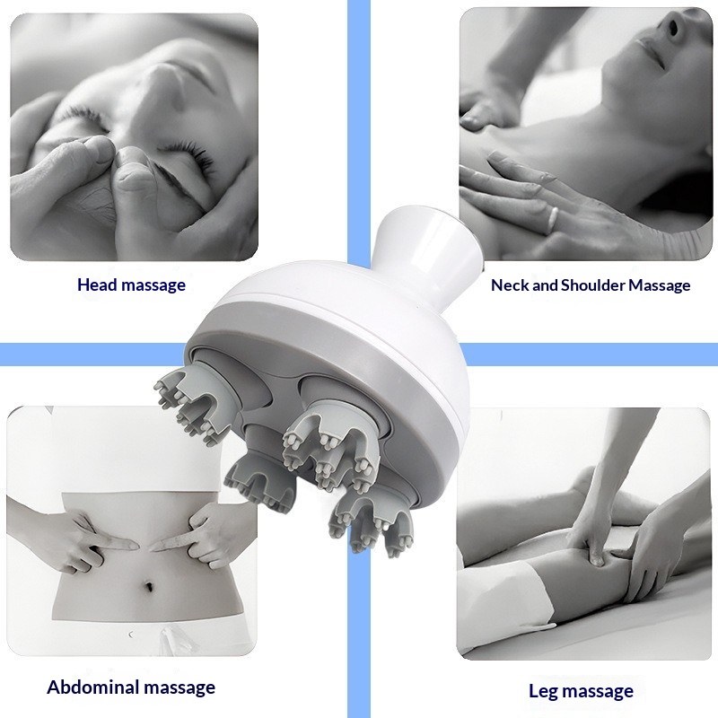 Portable Home Octopus Electric Head Massager