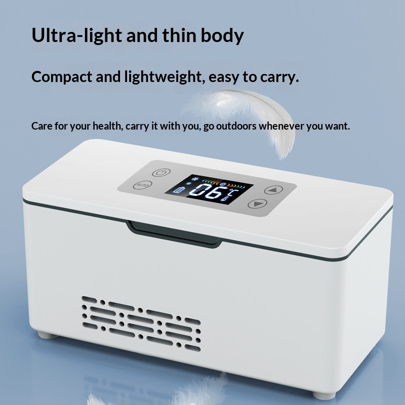 Portable Insulin Refrigeration Box Charging Mini Fridge