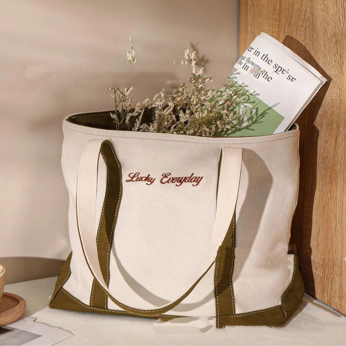 Embroidered Custom Souvenir Tote Bag