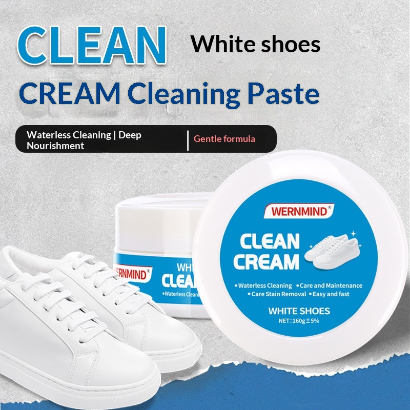 160g White Shoe Cleaning Cream Shoe Care For Sneakers