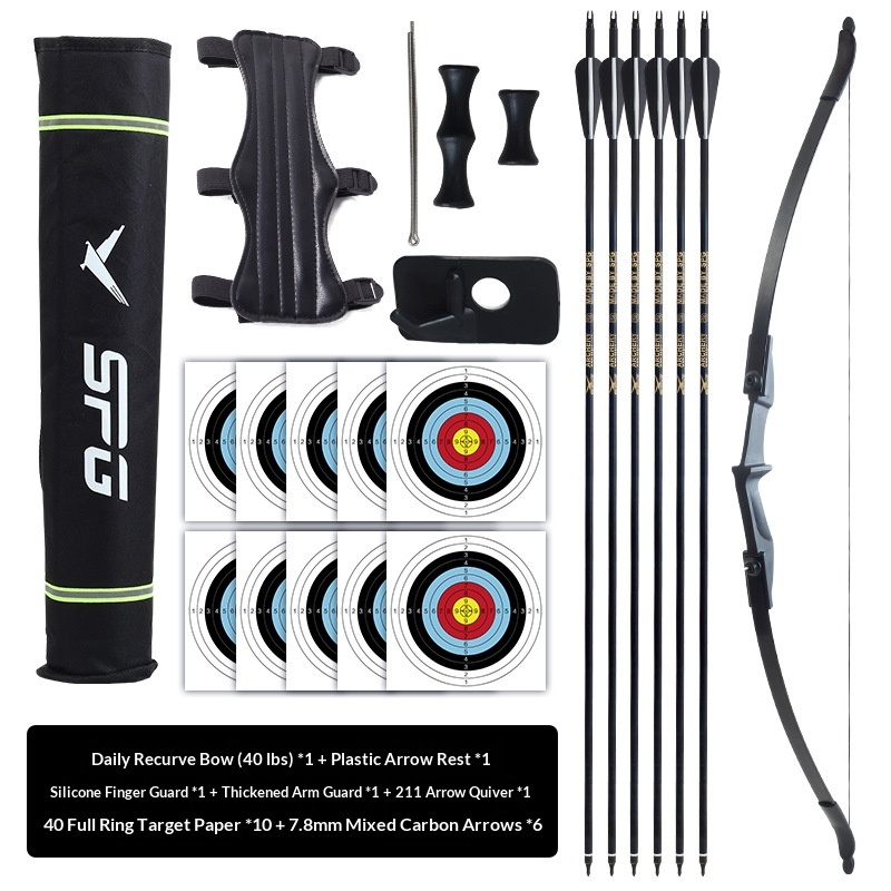 Split-Style Daily Recurve Bow Set Combo