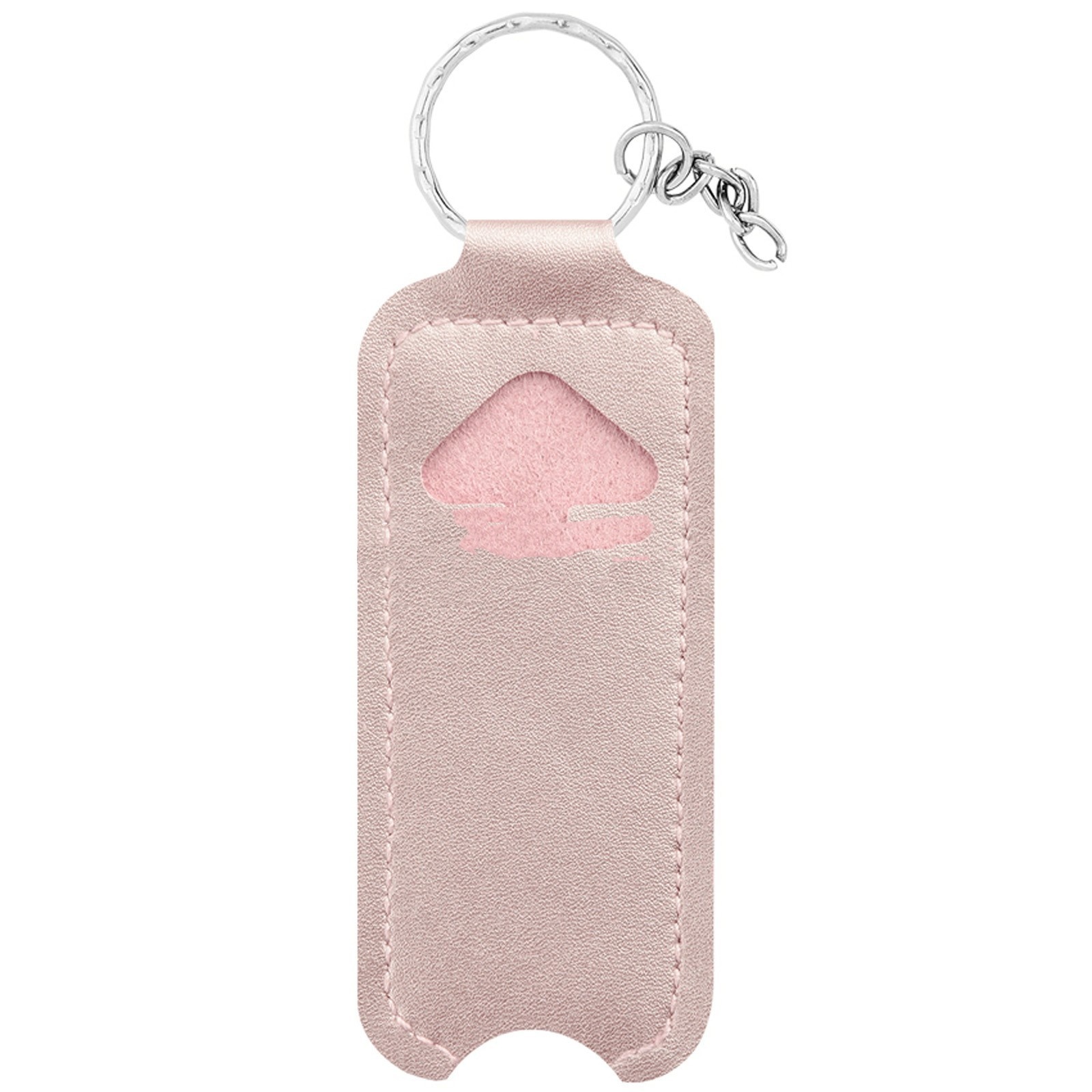 PU Lipstick Organizer Portable Keychain Lip Balm Storage Pouch