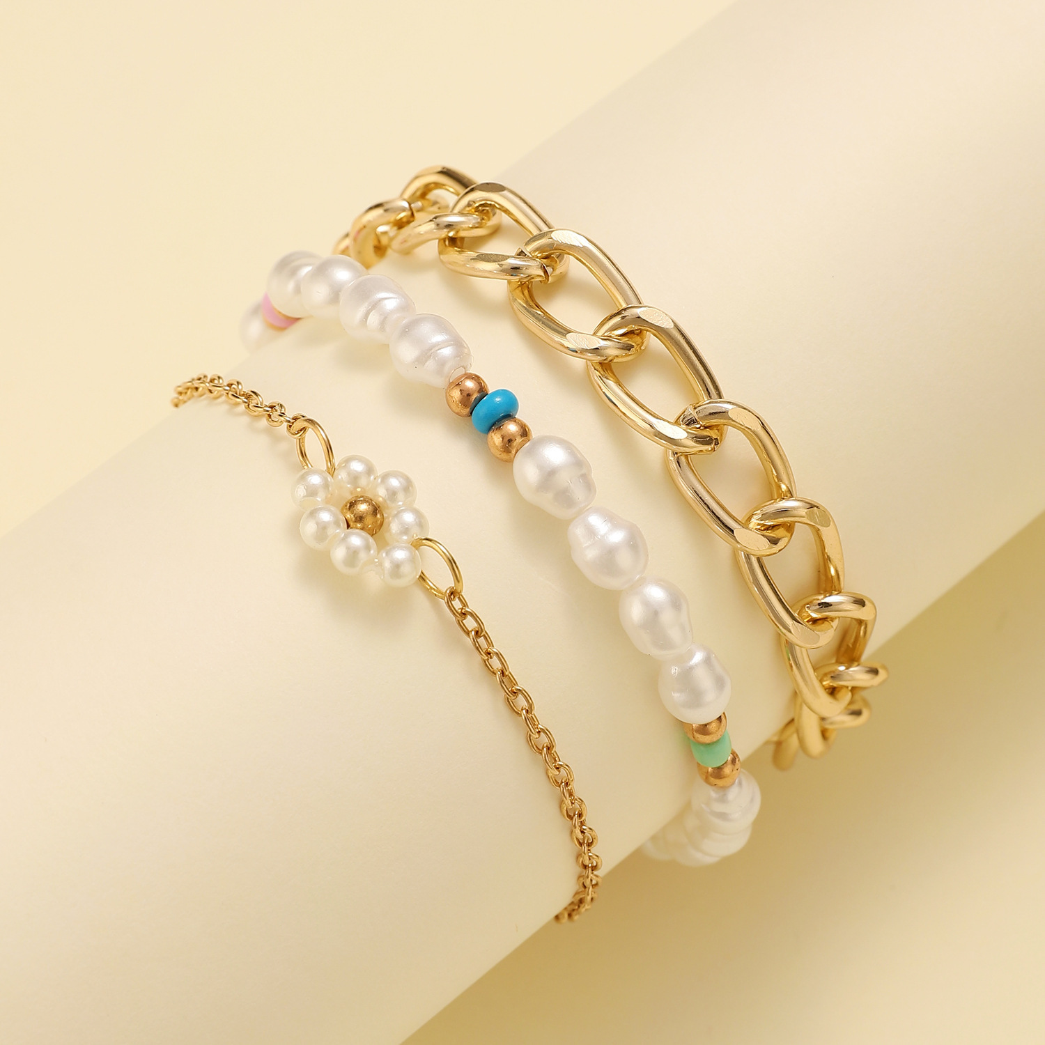 Punk Hip Hop Creative Bracelet Set