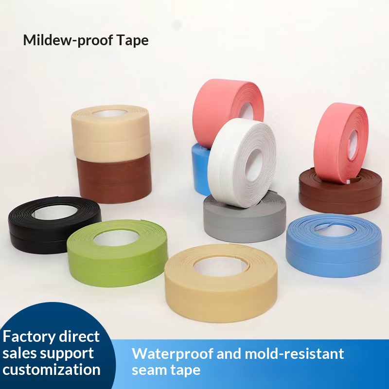 Colored Waterproof And Mildew-resistant Tape For Kitchens And Bathrooms Seals Sink And Kitchen Joints 10