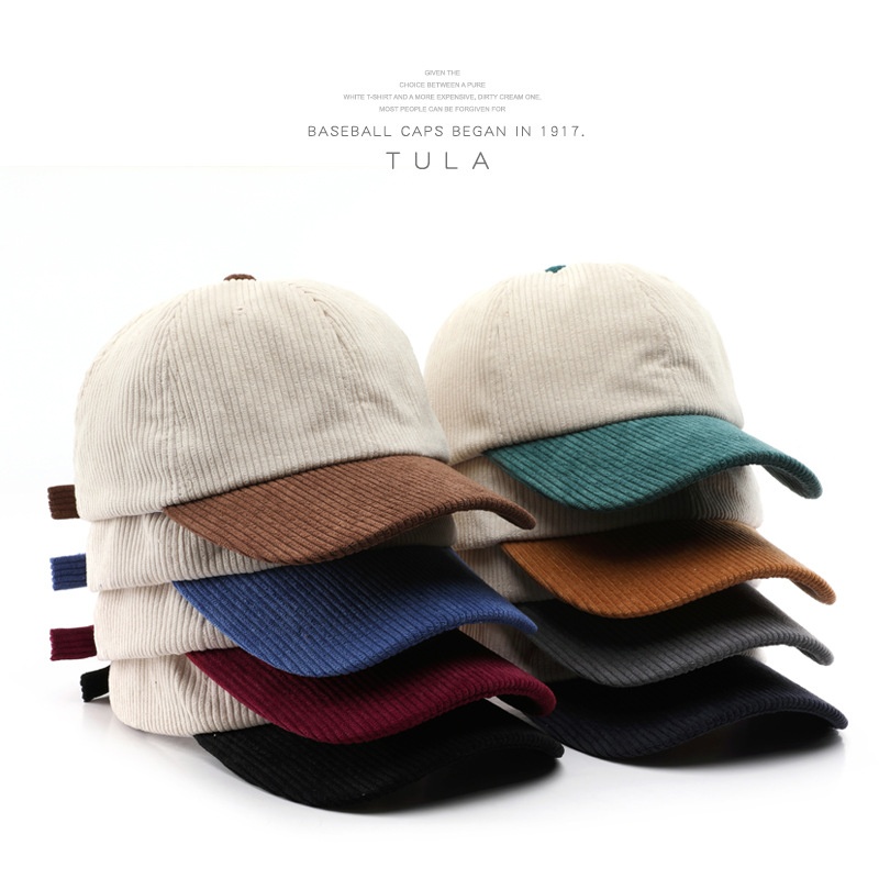 Women's Outdoor Solid Color Patchwork Baseball Cap