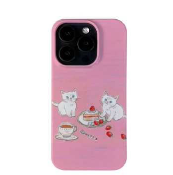 Meow Tea Party Design Art Phone Case