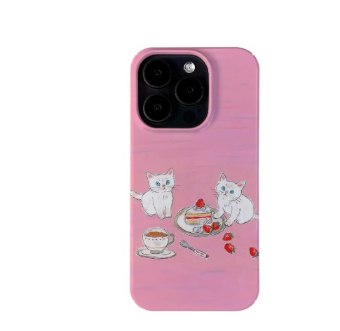 Meow Tea Party Design Art Phone Case