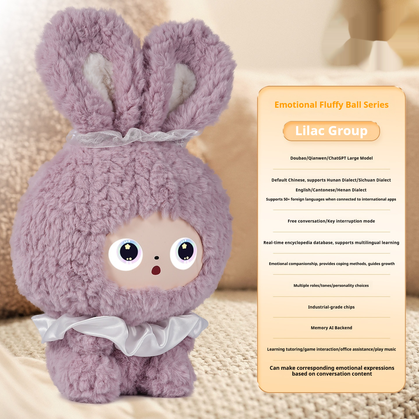 Birthday Gift Interactive Toy With Conversational AI For Companionship