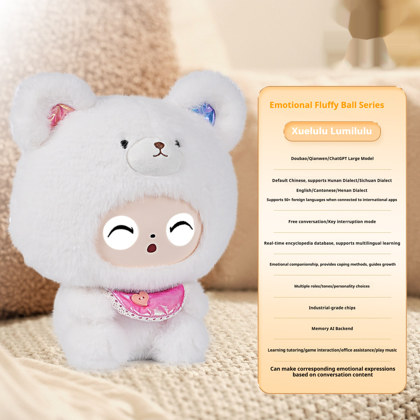 Birthday Gift Interactive Toy With Conversational AI For Companionship