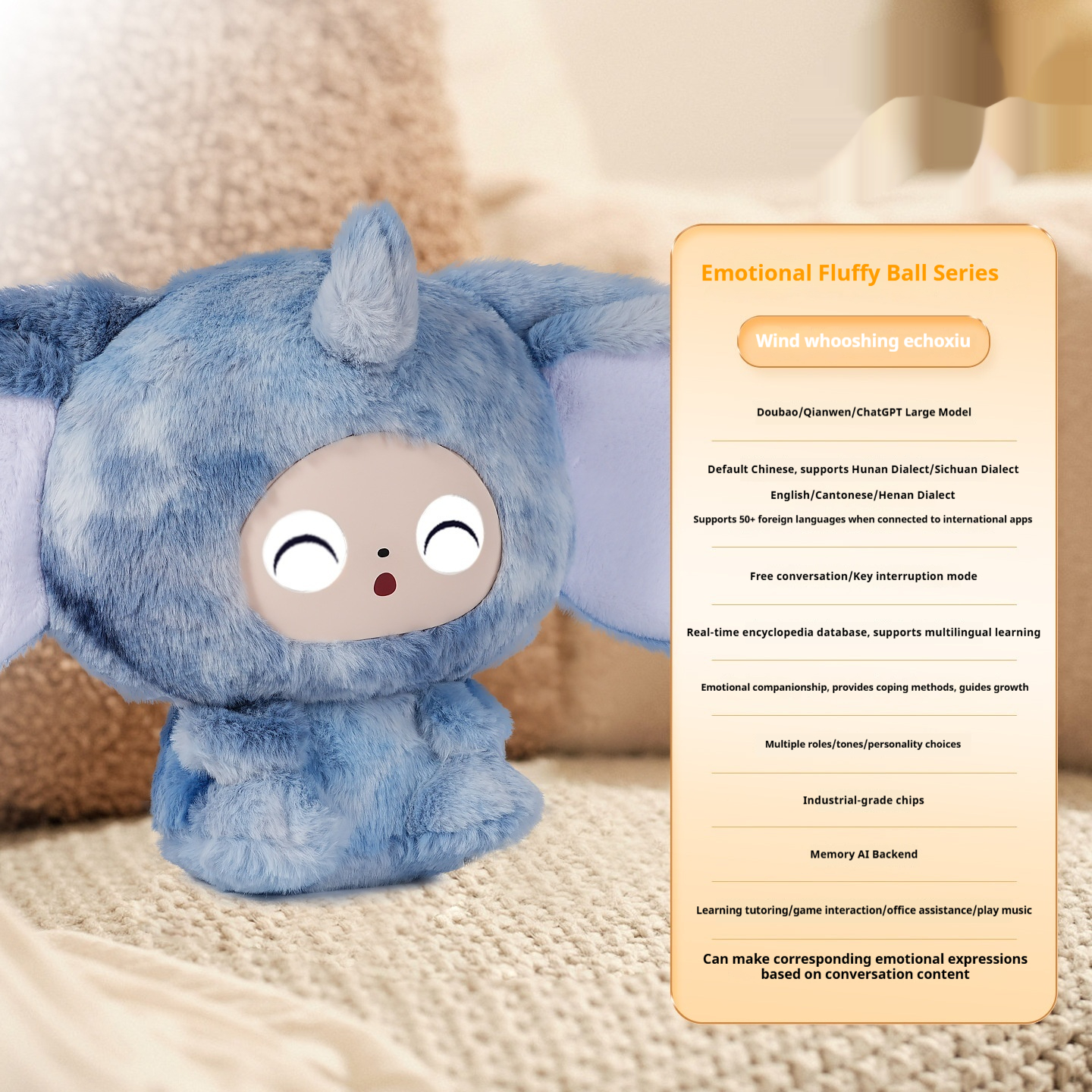 Birthday Gift Interactive Toy With Conversational AI For Companionship