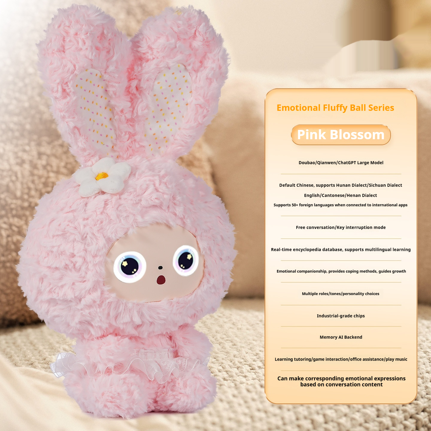 Birthday Gift Interactive Toy With Conversational AI For Companionship