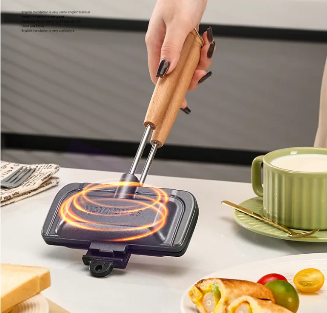 Double Sided Aluminum Alloy Sandwich Baking Tray for Household