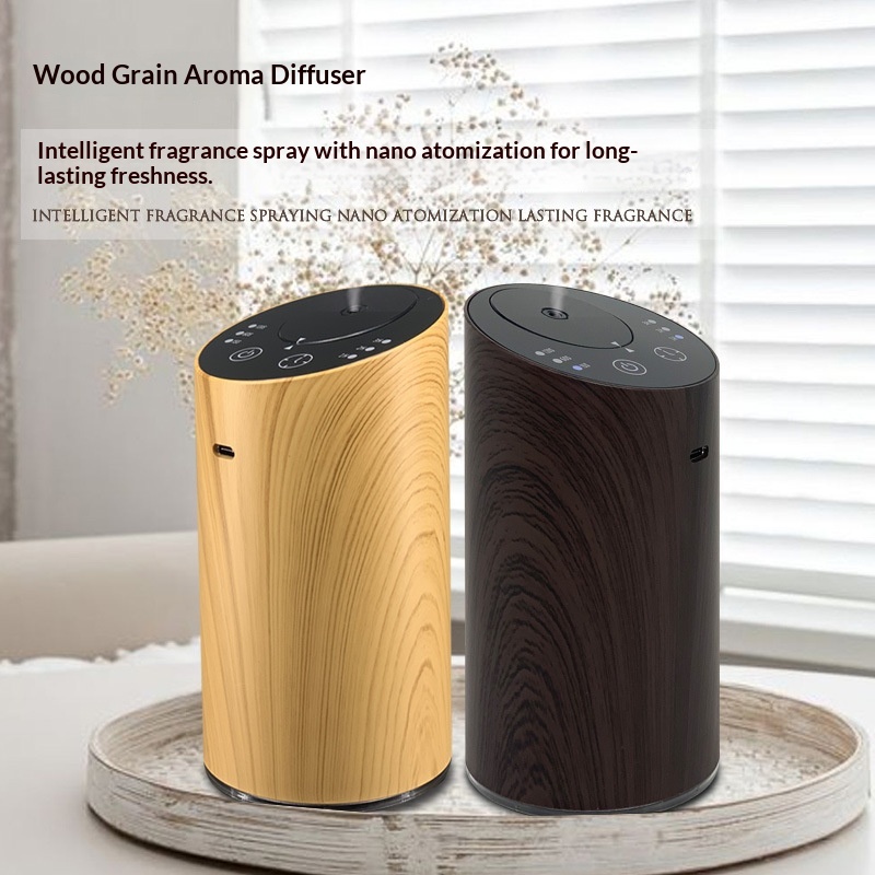 Picture of Wood Grain Aromatherapy Diffuser Rechargeable
