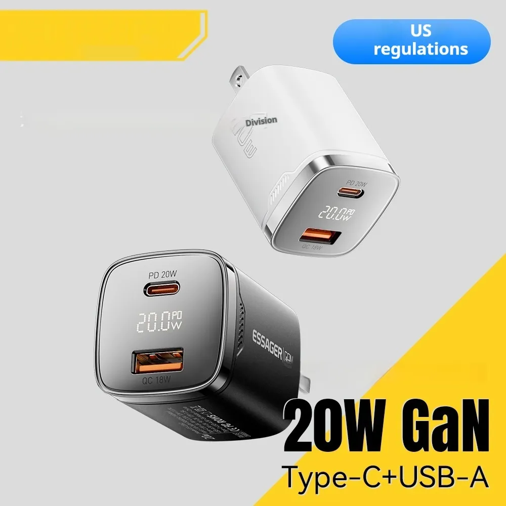 Series 20W Digital Display Travel Charger