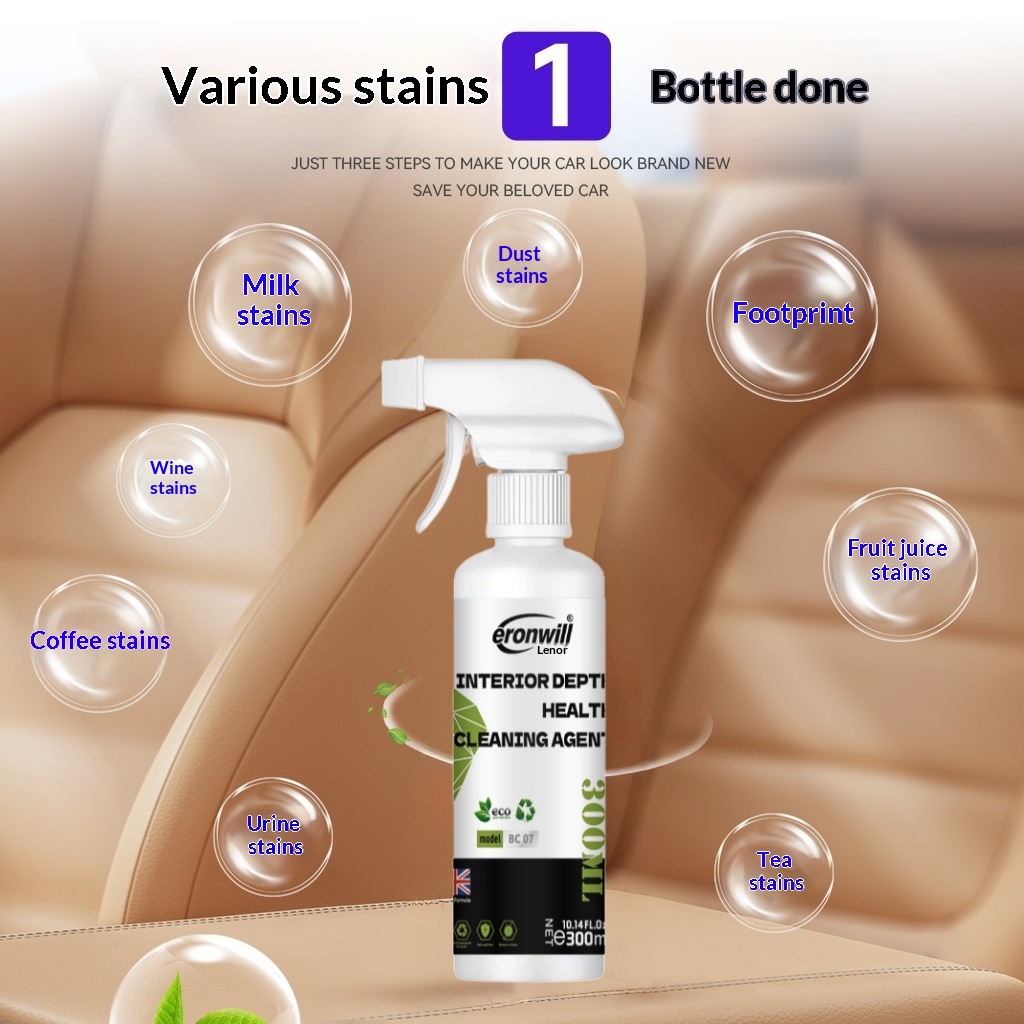 Nettoyant intérieur voiture cuir sans rinçage 300/500 ml 3