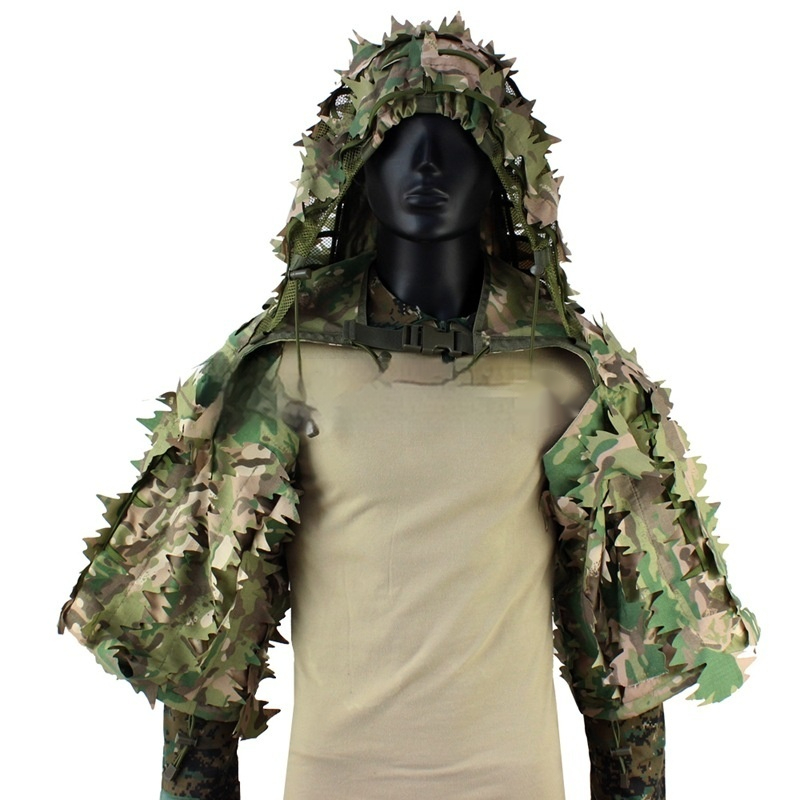 3D Tactical Ghillie Suit Sniper Camouflage Suit