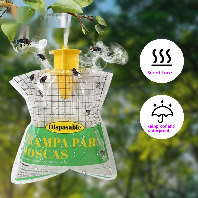 Outdoor Hanging Fly Trap Bags