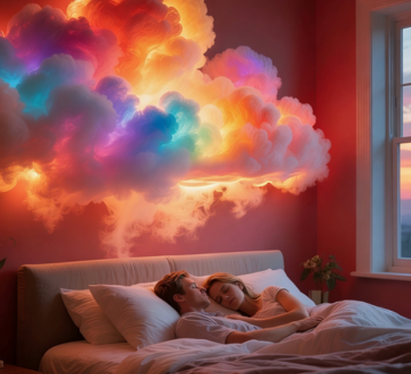 USB Cloud Wall Light