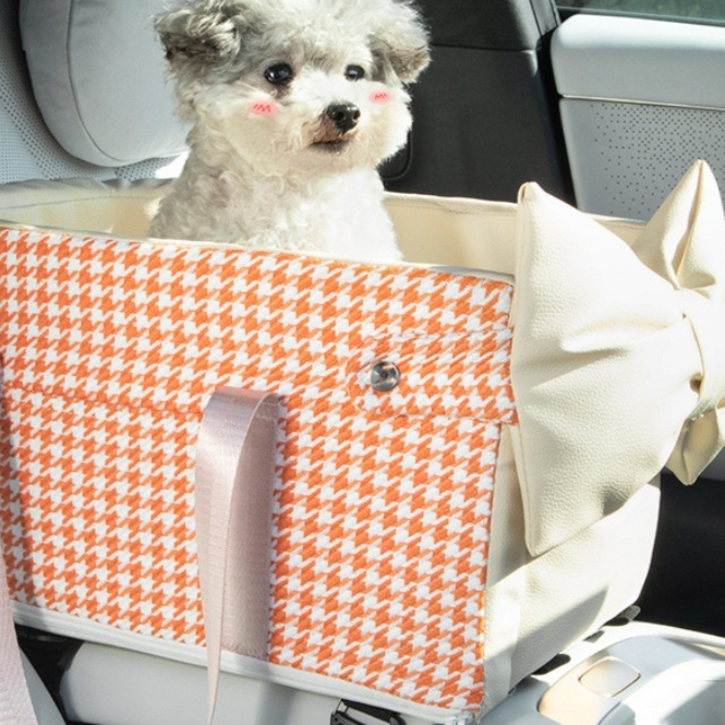 Small Pet Safety Seat In Car Nest Travel Car Cushion - imagen 1