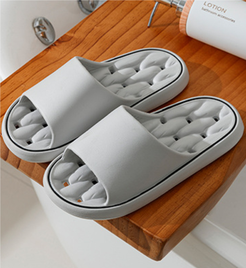 Non-slip Design Bathroom Slippers Home Summer Thick Sole Floor Bedroom House Shoes For Women Men - Image 8