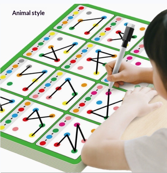 Visual Tracking Concentration Attention Training Kids Memory Match Game Kindergarten Educational Toy For Babies