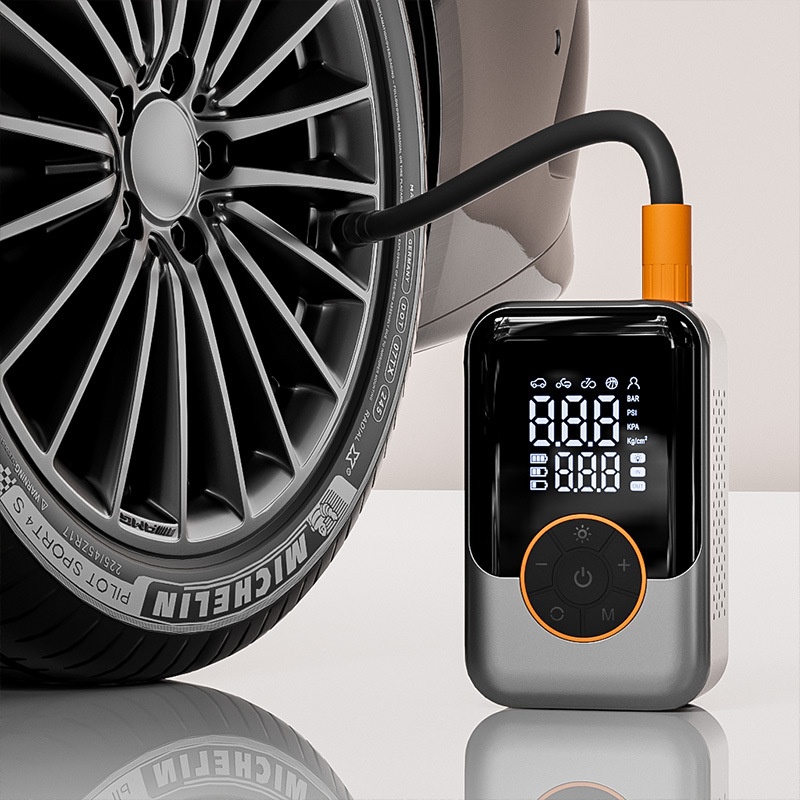 In-car Wireless Air Pump, Portable Air Compressor For Cars