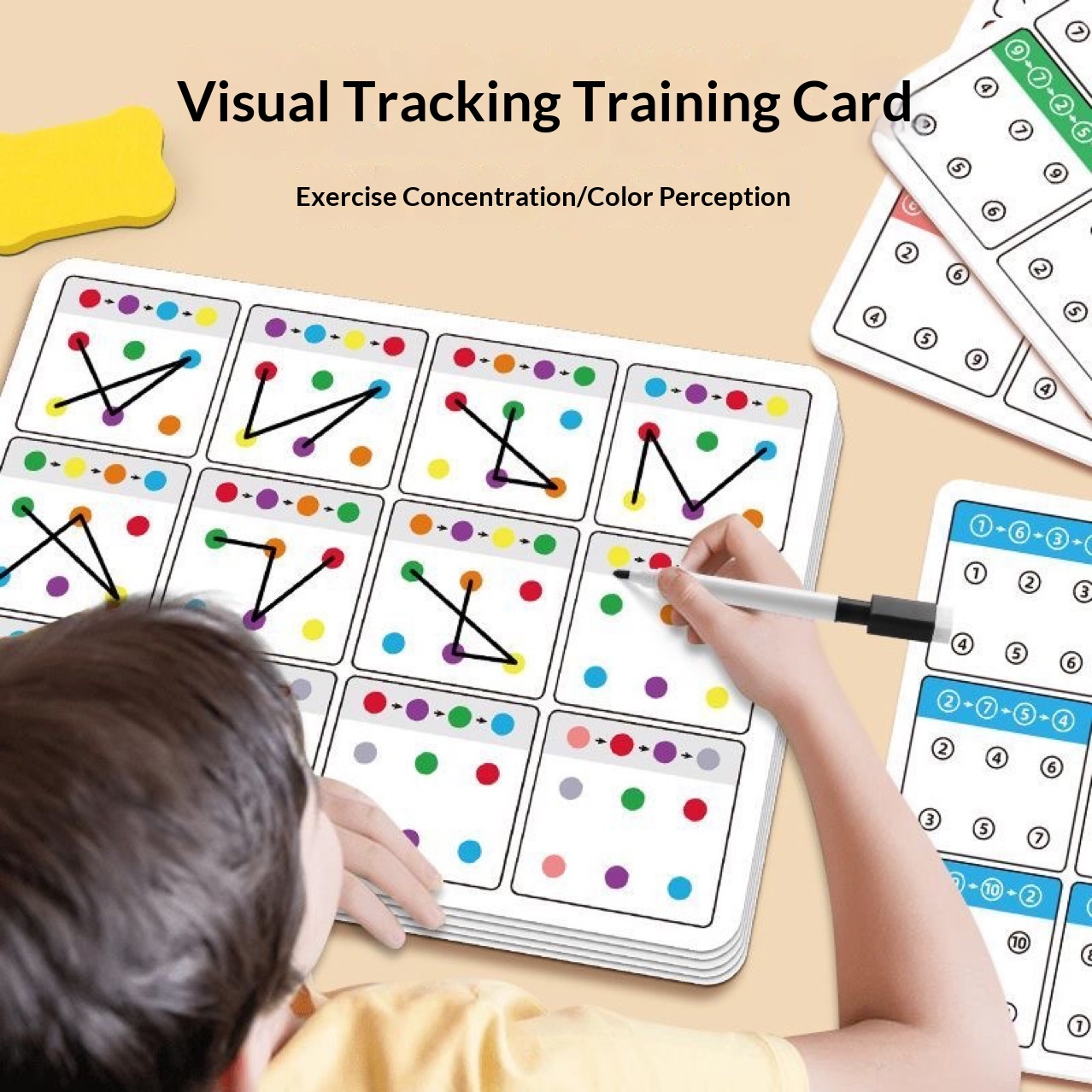 Visual Tracking Concentration Attention Training Kids Memory Match Game Kindergarten Educational Toy For Babies - Image 1