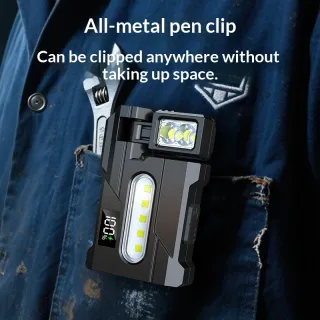 Outdoor Maintenance Work Light, Portable Clip-on Cap Light