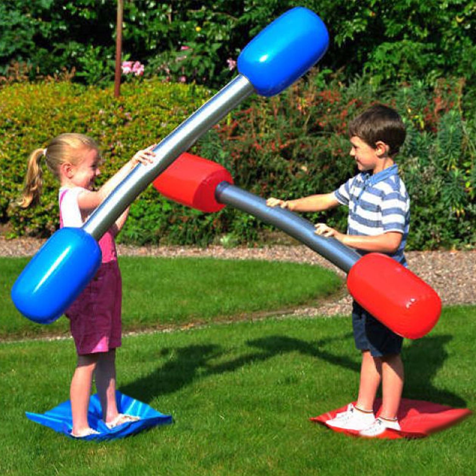 Inflatable Lawn Dueling Sticks Childrens Bumping Game Sticks