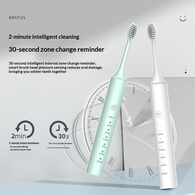 Electric Soft-Bristled Toothbrush For Outdoor Travel And Home Use