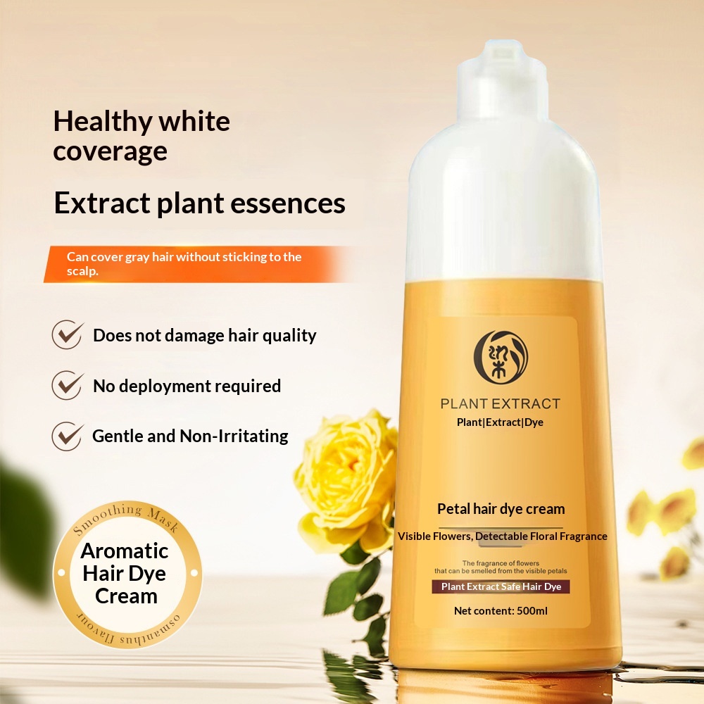 Coloring Cream Plant-Based Formula Hair Dye Hair Coloring Gel