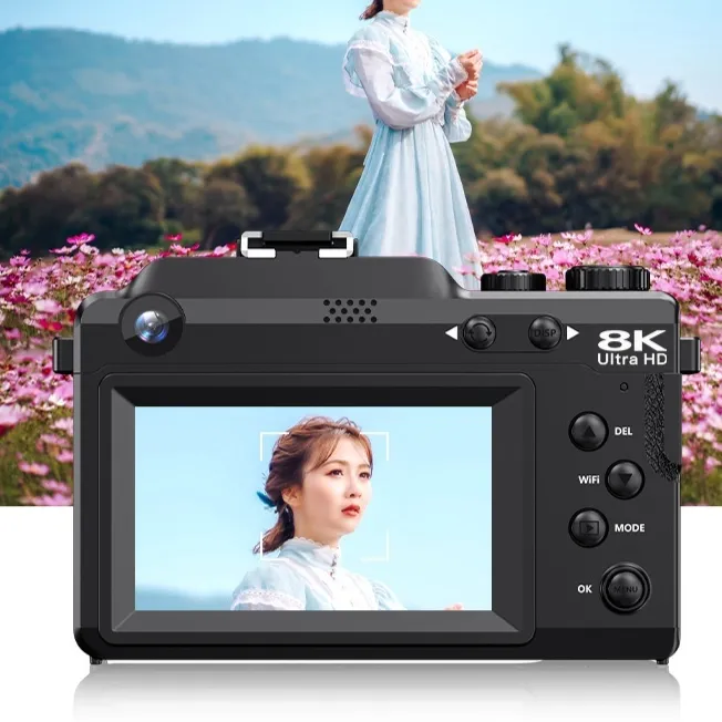 Digital Camera For Students 8K Mirrorless High-Definition