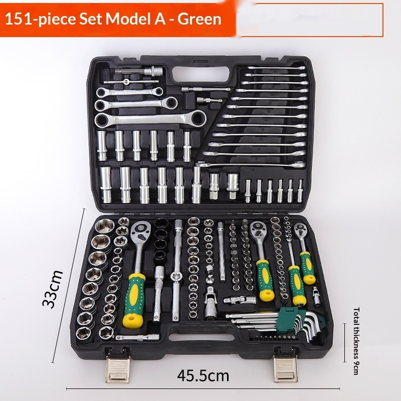 151 Piece Ratchet Wrench Auto Repair Kit