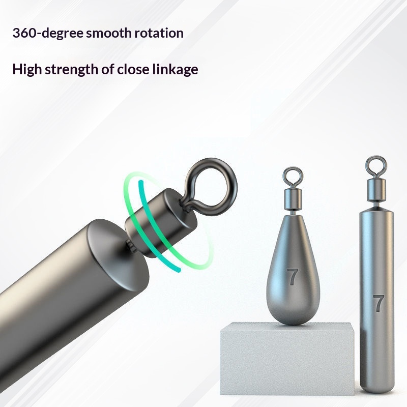 Lure Free-fishing Rig With An Integrated Lead Sinker