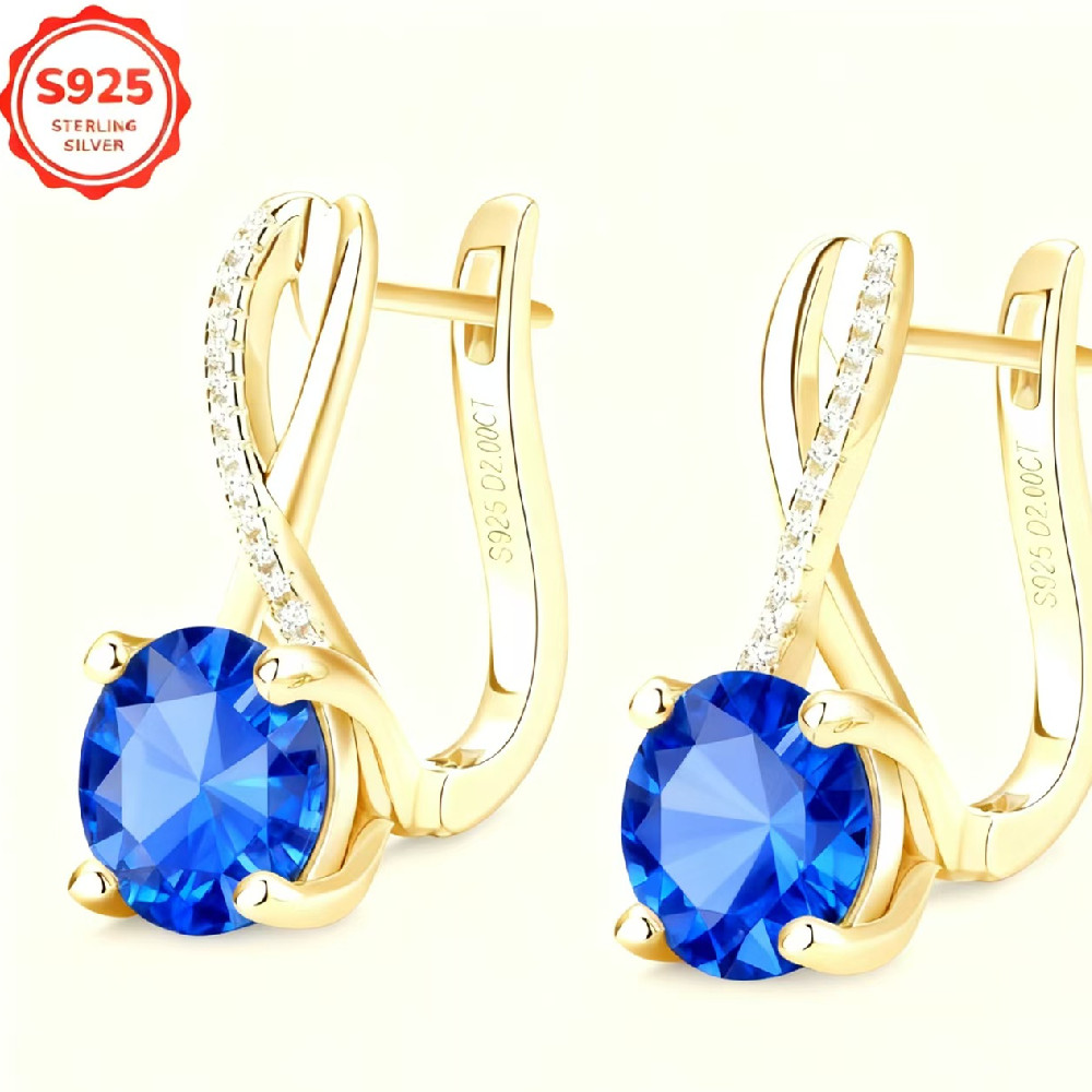 Fashionable All-Match Moissanite Earrings For Women
