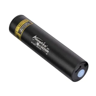 Rechargeable UV Flashlight 365nm Purple Lamp Fluorescent Banknote Detector Anti-Counterfeiting UV Pen Light