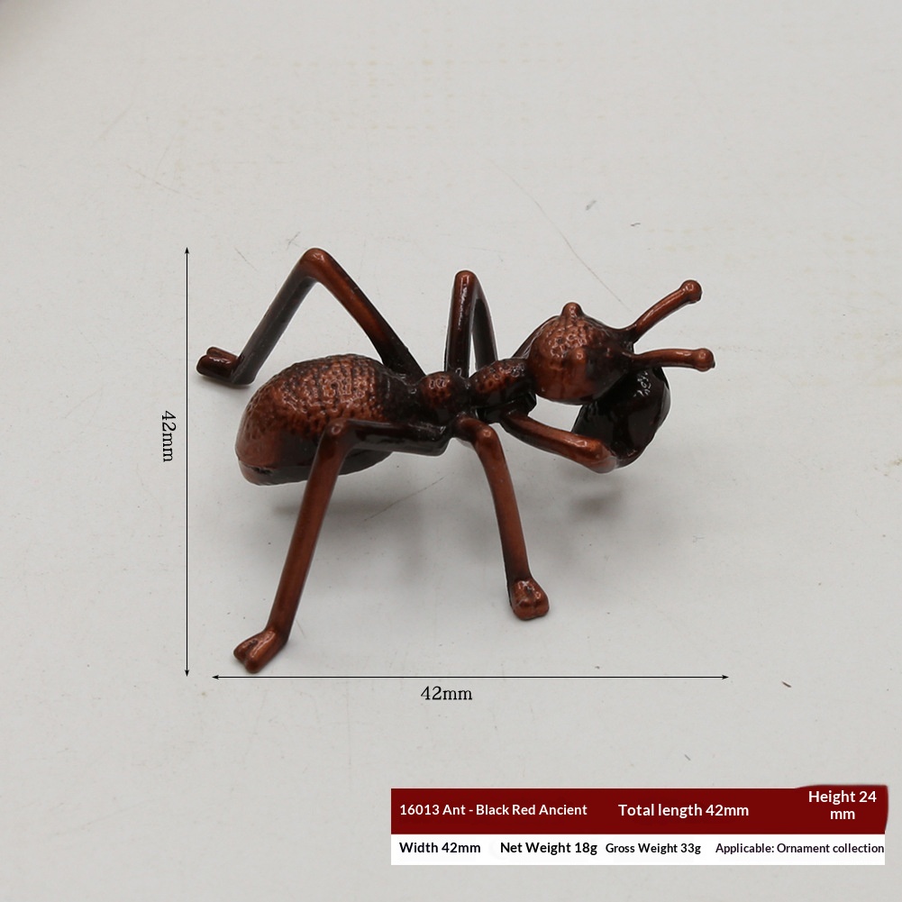 Qing Dynasty Solid Bronze Animal Figurine