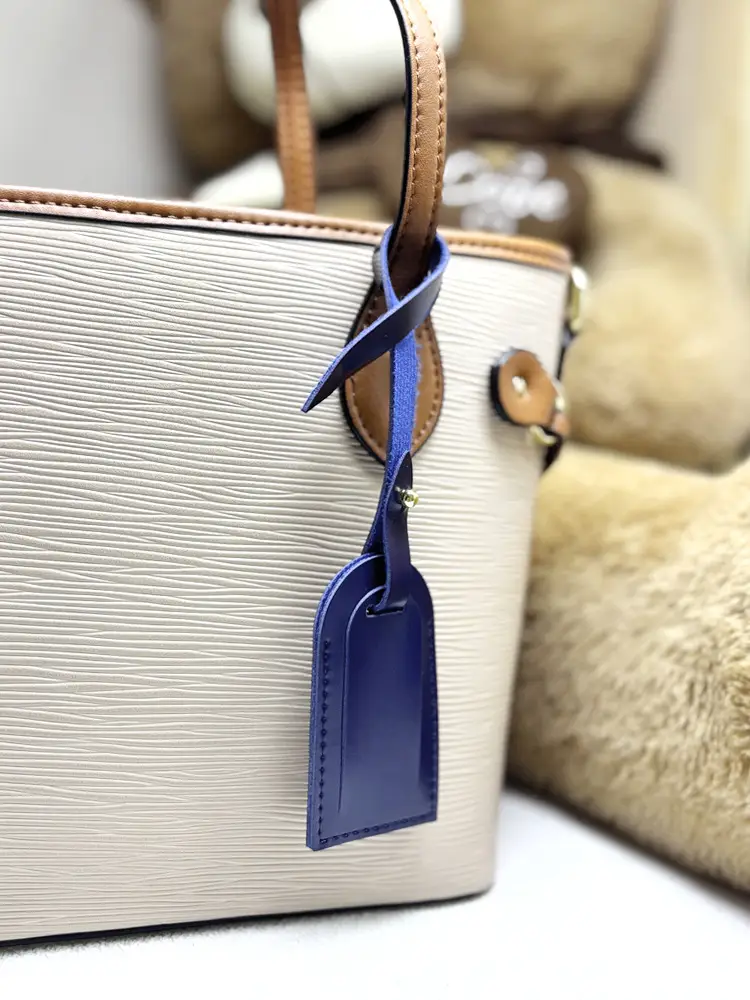 Luggage Identification Tag Anti Lost Leather Pendant