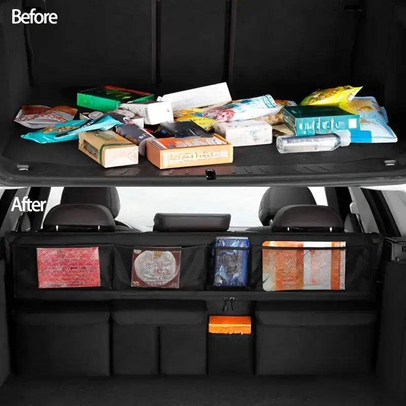 Car Rear Seat Trunk Storage Bag
