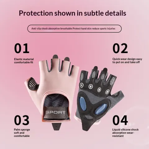 Blister-resistant Non-slip Abrasion-resistant Fitness Gloves