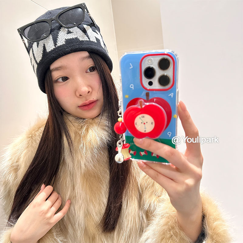 Cute And Trendy Color-block Letter Phone Case