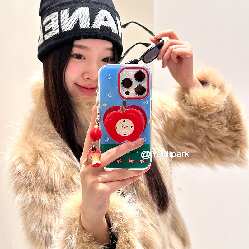 Cute And Trendy Color-block Letter Phone Case